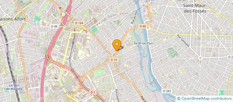 localisation de l'entreprise SCM VERDUN  CRETEIL