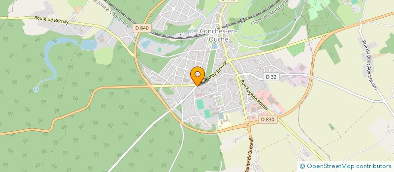 localisation de l'entreprise SCM VIGIER FAIVRE AGULLO  CONCHES-EN-OUCHE