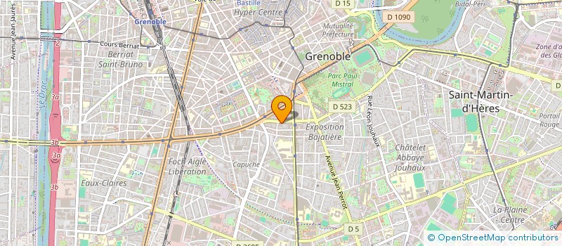 localisation de l'entreprise SCM VIGUIER-ROBERT  GRENOBLE