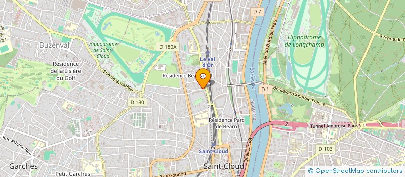 localisation de l'entreprise SCM VILLARMAINS à SAINT-CLOUD