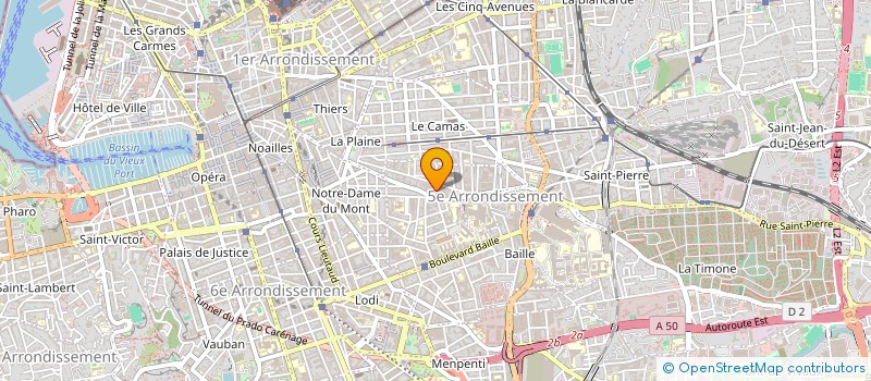 localisation de l'entreprise SCM VITALIS à MARSEILLE