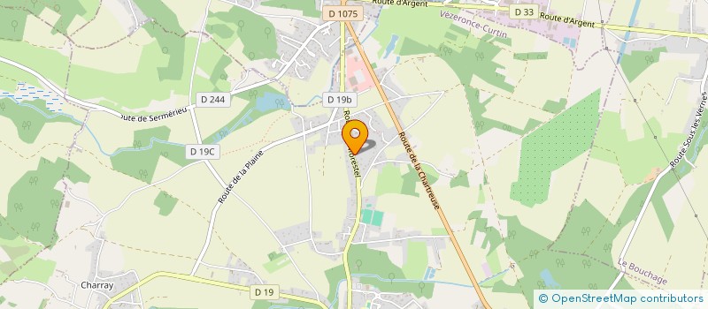 localisation de l'entreprise SCM VM3D  VEZERONCE-CURTIN