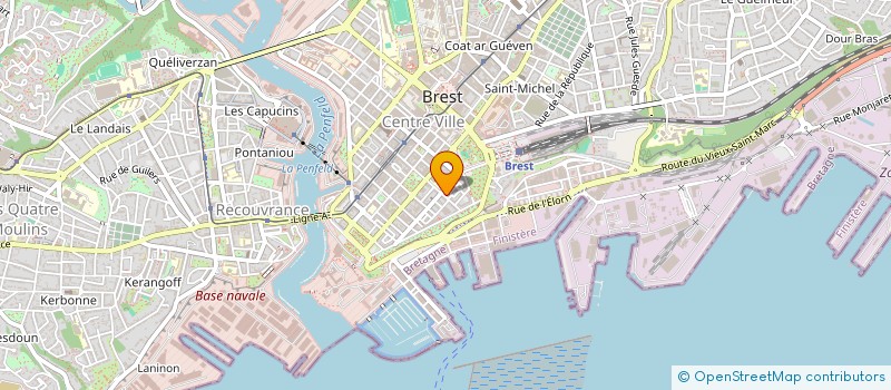 localisation de l'entreprise SCM VOURC H QUERRE à BREST