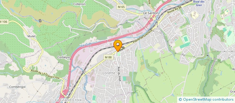 localisation de l'entreprise SCM VOZAR MILAND  LORETTE