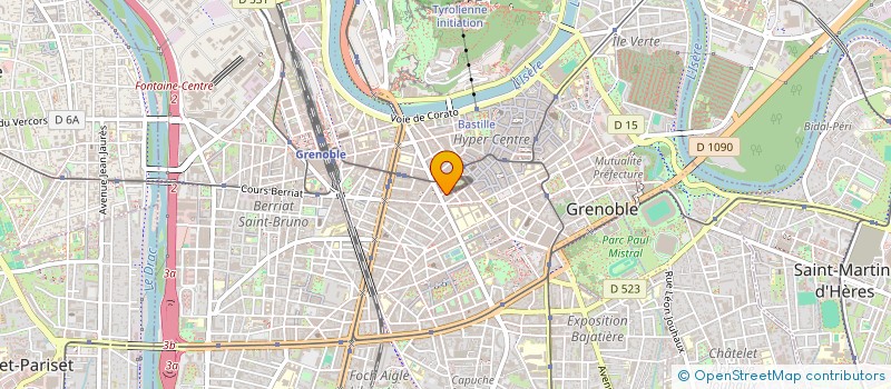 localisation de l'entreprise SCM WARHOL à GRENOBLE