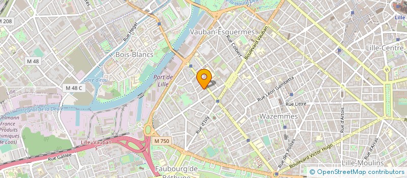 localisation de l'entreprise SCM WELSCHBILLIG - DRON - FARVACQUE - ROUSSEN à LILLE