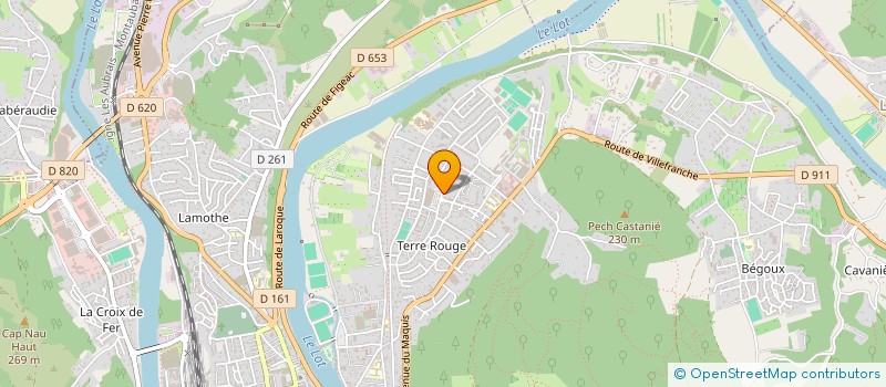 localisation de l'entreprise SCM YANNICK COMPAGNON - CATHERINE SANSAC  CAHORS