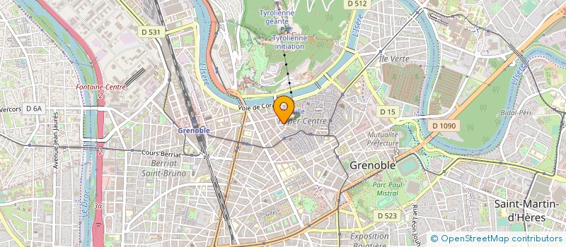 localisation de l'entreprise SCM YERRETZAN GINOUX  GRENOBLE