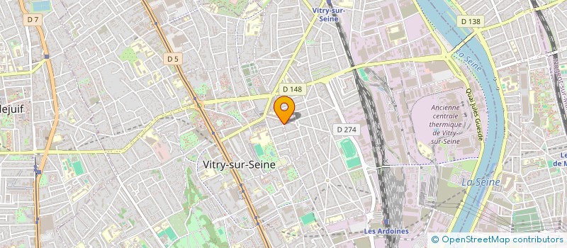 localisation de l'entreprise SCM YOUPI à VITRY-SUR-SEINE