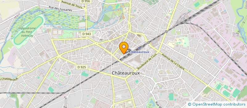 localisation de l'entreprise SCM YVES MEUNIER ET ANTONIO FERRANDIZ à CHATEAUROUX