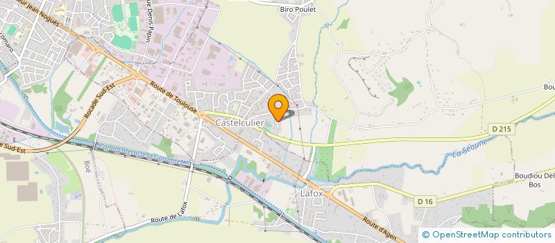 localisation de l'entreprise SCM ZOUBENKO SOUDANT  CASTELCULIER