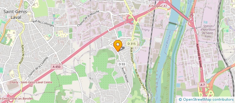 localisation de l'entreprise SCM2P  IRIGNY