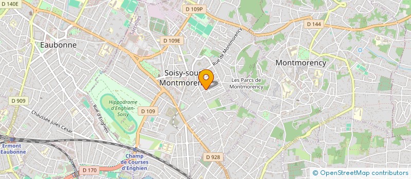 localisation de l'entreprise SCMA  SOISY-SOUS-MONTMORENCY