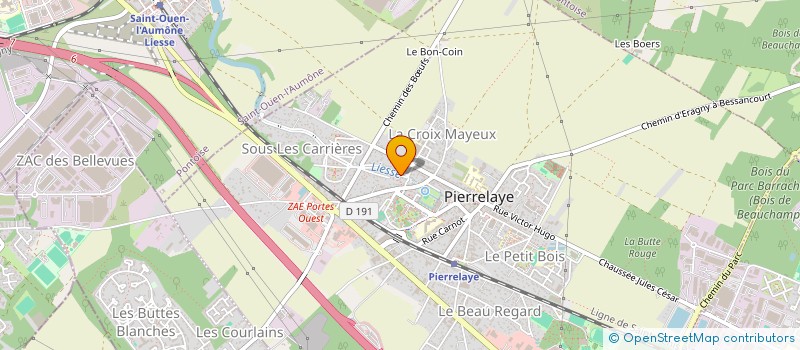 localisation de l'entreprise SCMA  PIERRELAYE