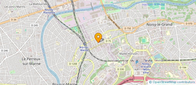localisation de l'entreprise SCMB à NOISY-LE-GRAND