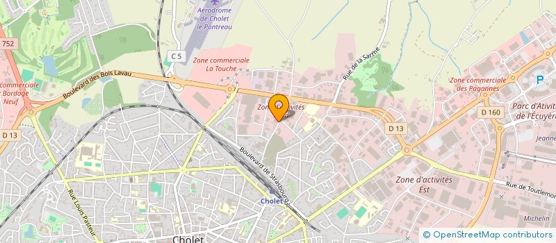 localisation de l'entreprise SCMC à CHOLET