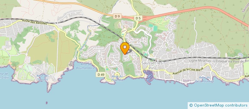 localisation de l'entreprise SCMC  SAUSSET-LES-PINS