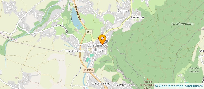 localisation de l'entreprise SCMC DISTRIBUTION à LA BALME-DE-SILLINGY