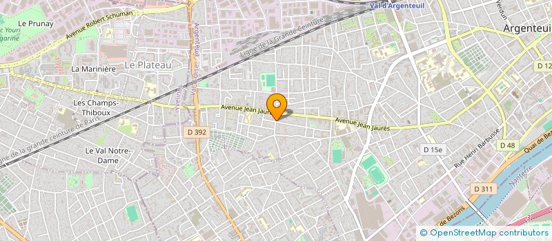 localisation de l'entreprise SCMD  ARGENTEUIL