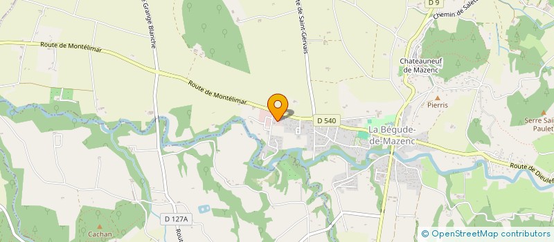 localisation de l'entreprise SCMDPR  LA BEGUDE-DE-MAZENC