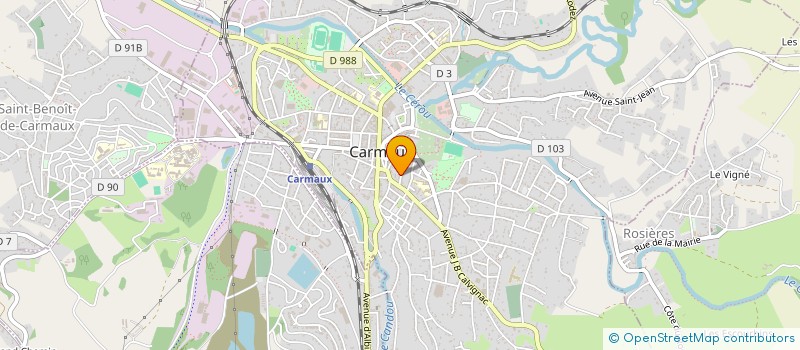 localisation de l'entreprise SCMEDMOND RIEUNAU ET CORRINE CHABBAL à CARMAUX