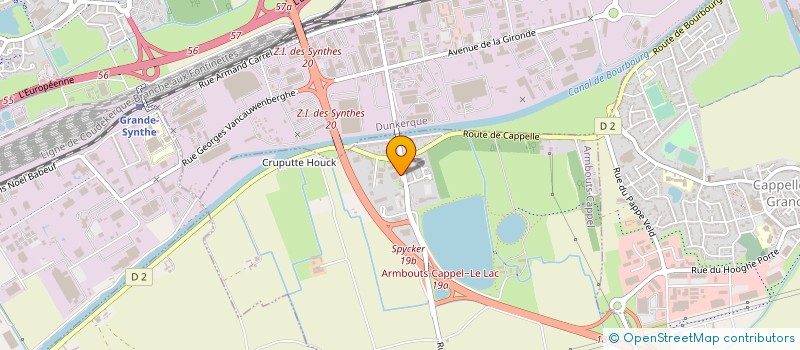 localisation de l'entreprise SCMI SOCIETE DE CONCASSAGE ET MAINTENANCE INDUSTRIELLE à ARMBOUTS-CAPPEL