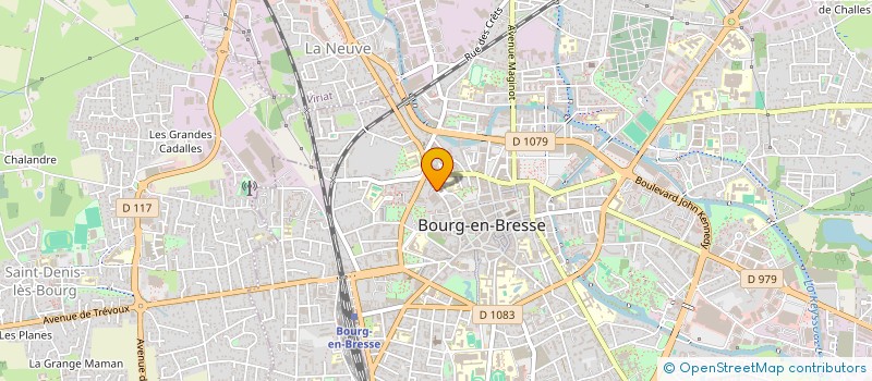 localisation de l'entreprise SCMONI à BOURG-EN-BRESSE