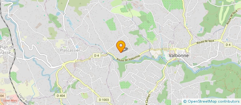 localisation de l'entreprise SCMP  CHATEAUNEUF-GRASSE