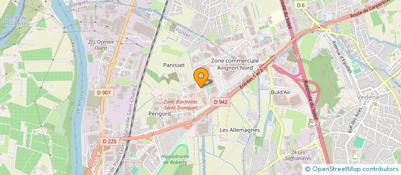 localisation de l'entreprise SCMR FINANCE  LE PONTET