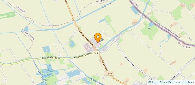 localisation de l'entreprise SCMS  HONDSCHOOTE