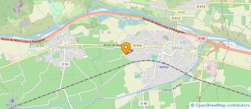 localisation de l'entreprise SCMV  MILLAS