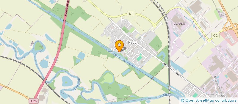 localisation de l'entreprise SCN.2E  RECY