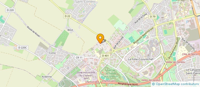 localisation de l'entreprise SCN CILAOS 371  SAINT-CONTEST