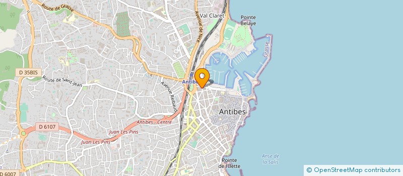 localisation de l'entreprise SCN TOSELLO ET CIE à ANTIBES