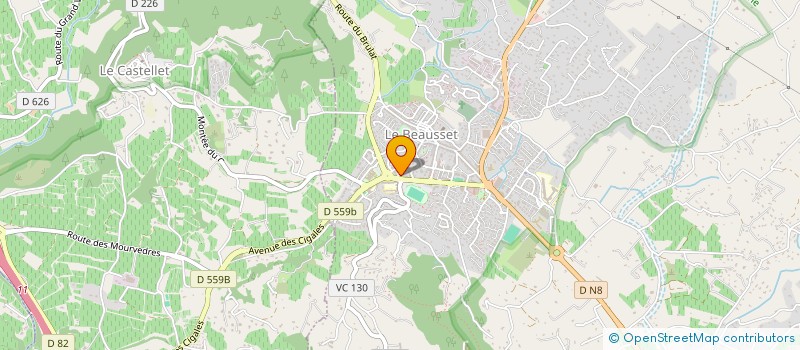 localisation de l'entreprise SCN VALSOLEIL  LE BEAUSSET