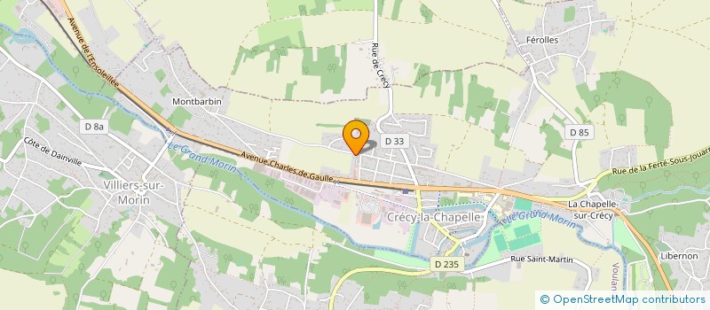 localisation de l'entreprise SCNL  CRECY-LA-CHAPELLE