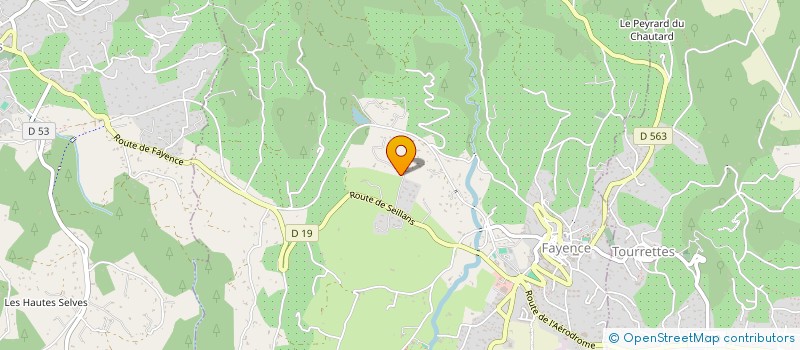 localisation de l'entreprise SCO BORA BORA  FAYENCE