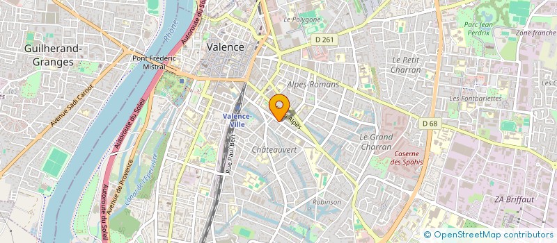 localisation de l'entreprise SCO CHLOE à VALENCE