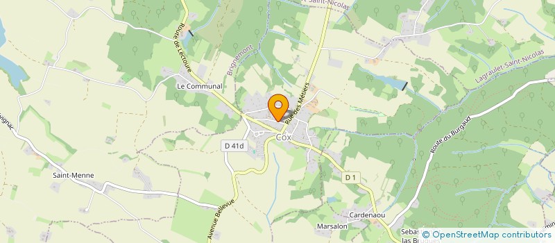 localisation de l'entreprise SCO COX-IMMO  COX