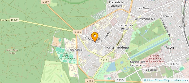 localisation de l'entreprise SCO D'ORLEANS  FONTAINEBLEAU