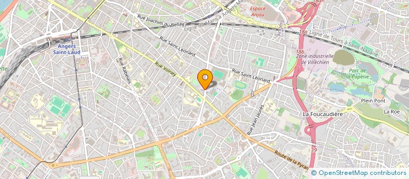 localisation de l'entreprise SCO ESCRIME - SECTION JEAN DE MALEZIEU  ANGERS