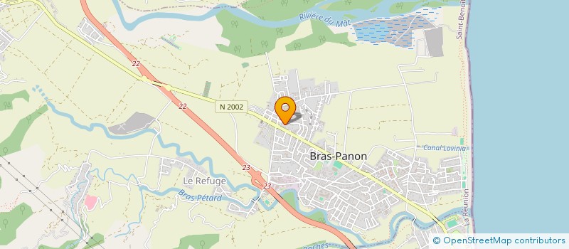 localisation de l'entreprise SCO HORIZONS 974  BRAS-PANON