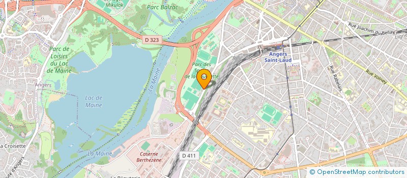 localisation de l'entreprise SCO INVEST à ANGERS