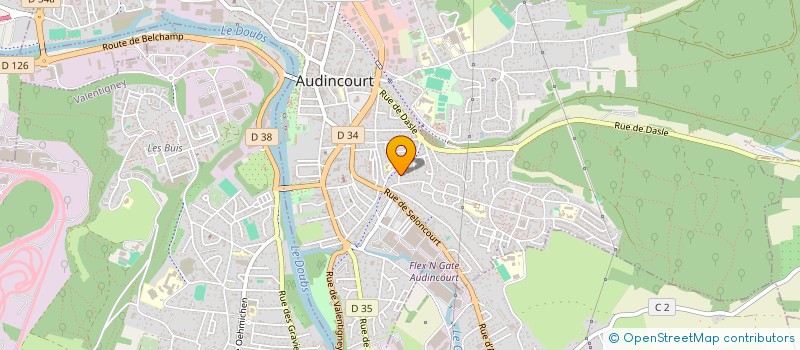 localisation de l'entreprise SCO MAPER  AUDINCOURT