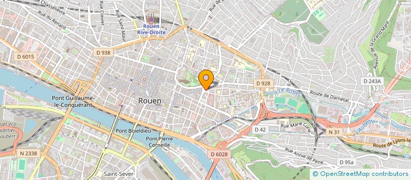 localisation de l'entreprise SCOA GILLE  ROUEN