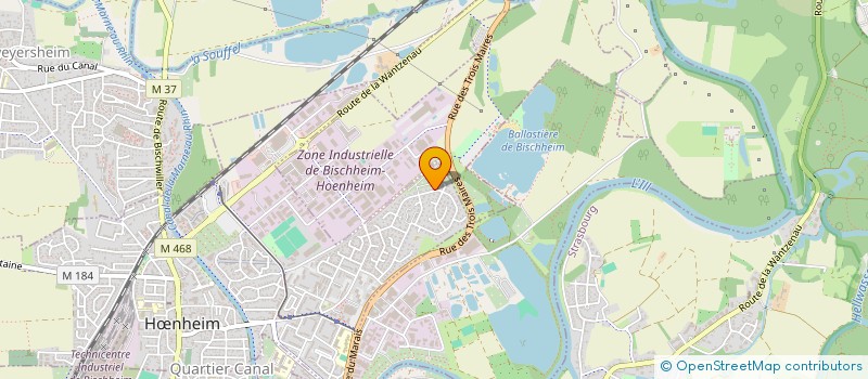 localisation de l'entreprise SCOBA  HNHEIM