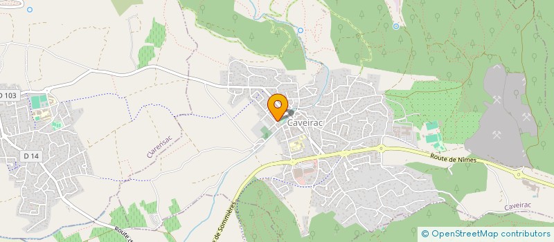 localisation de l'entreprise SCOBAT  CAVEIRAC