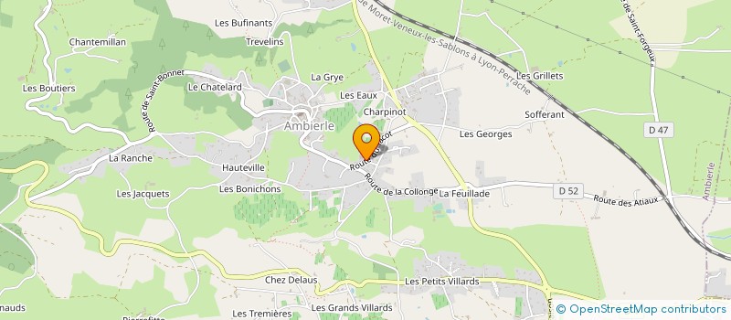 localisation de l'entreprise SCOBE à AMBIERLE
