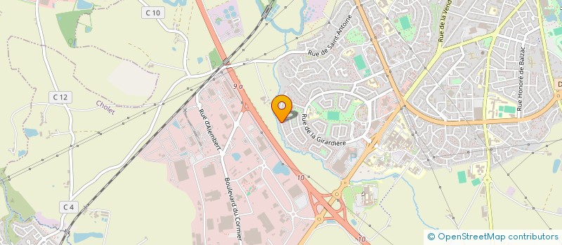localisation de l'entreprise SCOBELEF à CHOLET