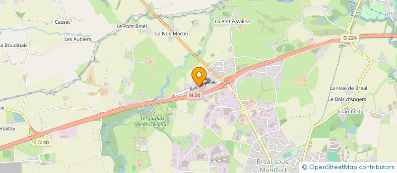 localisation de l'entreprise SCOBIM  BREAL-SOUS-MONTFORT